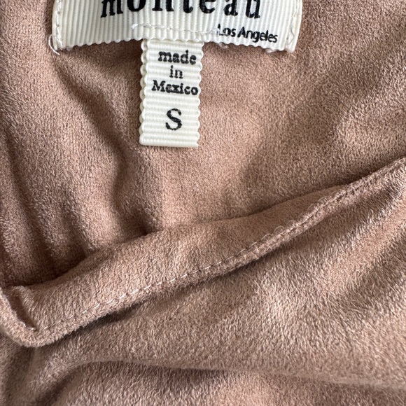 Striped Tan and Navy Shirt and Shorts Set - Picture 2 of 6